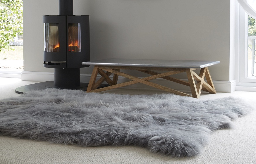 sheepskin rug